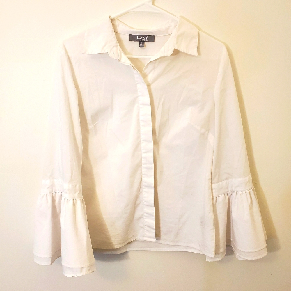 Long Sleeved Collard Shirt